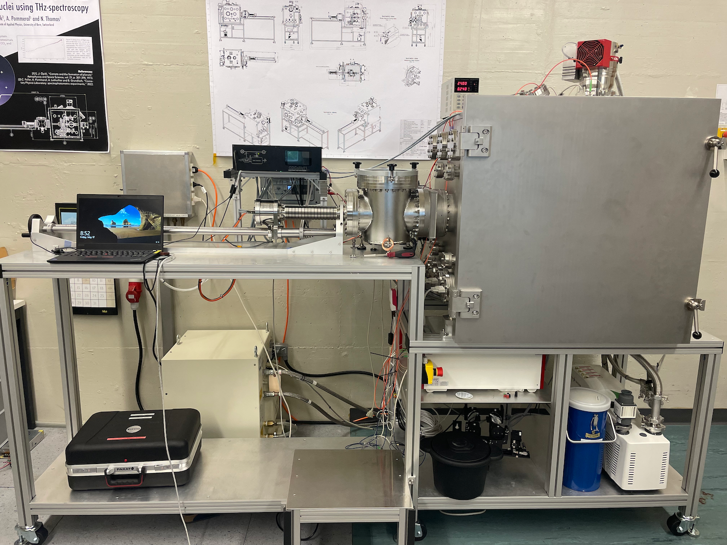 Photo of the COCoNuT setup in the lab.